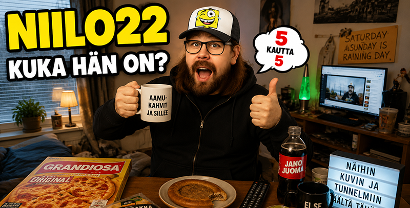 Niilo22 kuka hän on? Suomituben legendaarinen kulttihahmo ja meemikuningas | VitsienVitsit.fi